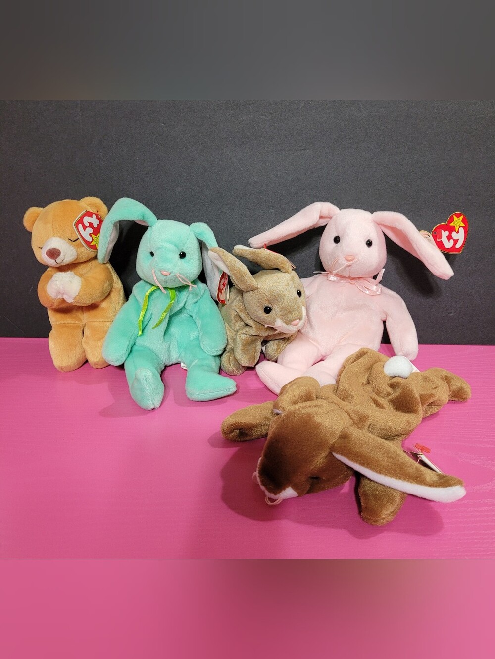 TY Beanie Babies Plush Animals Set Of 5 See Description (1735)